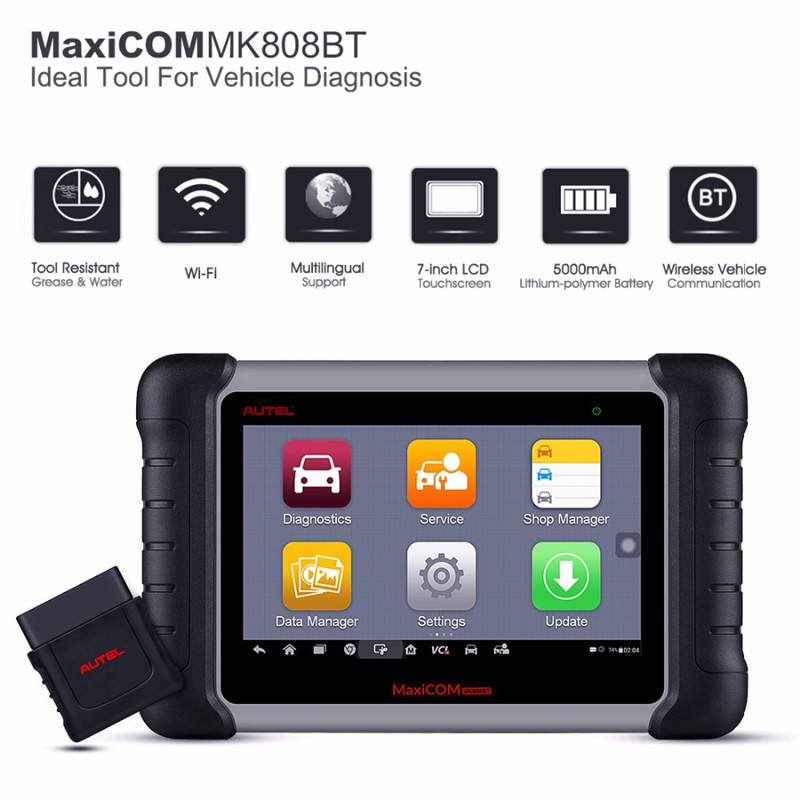 Bluetooth Version Autel MaxiCOM MK808BT