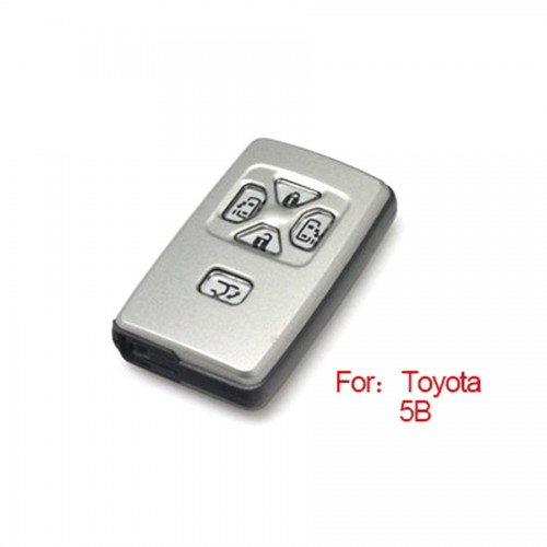 smart remote key shell 5 button for Toyota 5pcs/lot