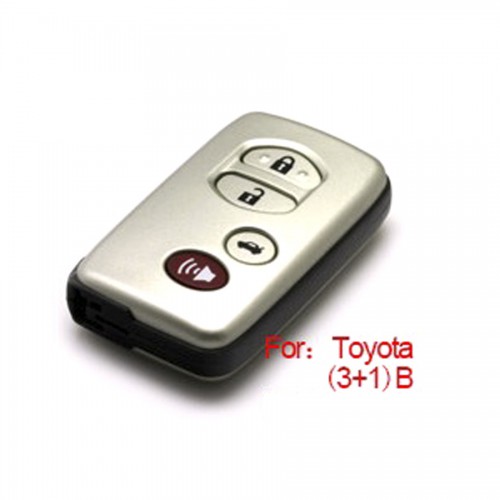 smart key shell 3+1 button for Toyota