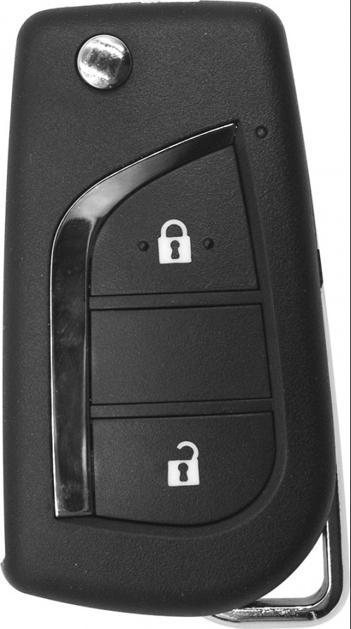 XHORSE XNTO01EN Wireless Universal Folding 2 Buttons Remote Key for Toyota Flip Remotes for VVDI Key Tool English Version 5 pcs/ot