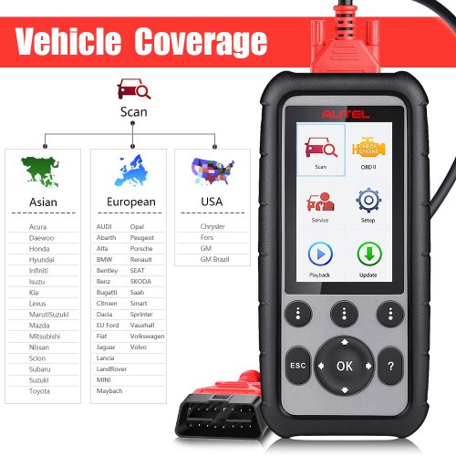 Autel MaxiDiag MD806 Pro OBD2 Scanner Full System Diagnostic Tool Update Lifetime Free Shipping