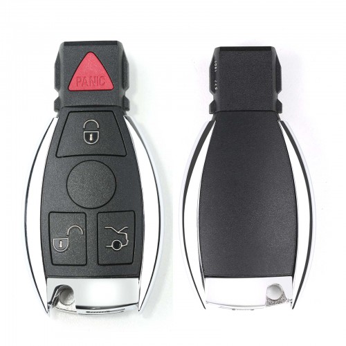 Benz Smart key Shell 4 Button with the Plastic 5pcs/lot Free Shipping