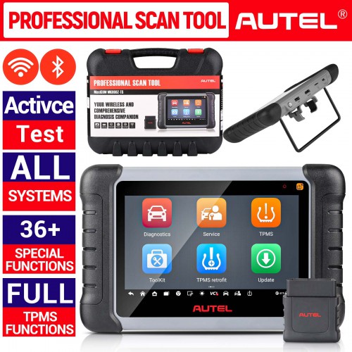 Autel MaxiCOM MK808Z-TS Auto TPMS Relearn Tool Universal Tire Sensor Activation Pressure Monitor Reset Scanner Multi-languages