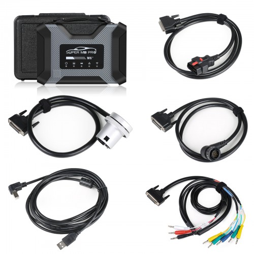 WIFI Super MB Pro M6+ Diagnosis Tool Full Package with Plus 2024.3 512G SSD Supports DOIP