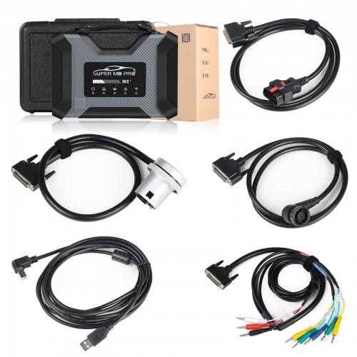 Super MB Pro M6+ Diagnosis Tool Full Package for Benz Supports WIFI DOIP Add Function for BMW Aicoder E-SYS BMW APP