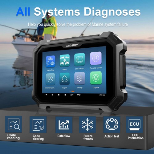 OBDSTAR D800 A+B New Generation Device for Marine (Jet Ski/ Outboard) Intelligent Diagnosis