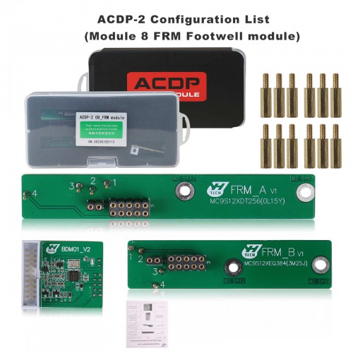 Yanhua ACDP 2 BMW Full Package with Module 1/2/3/4/7/8/11 + License for BMW Key Programming Cluster Correction