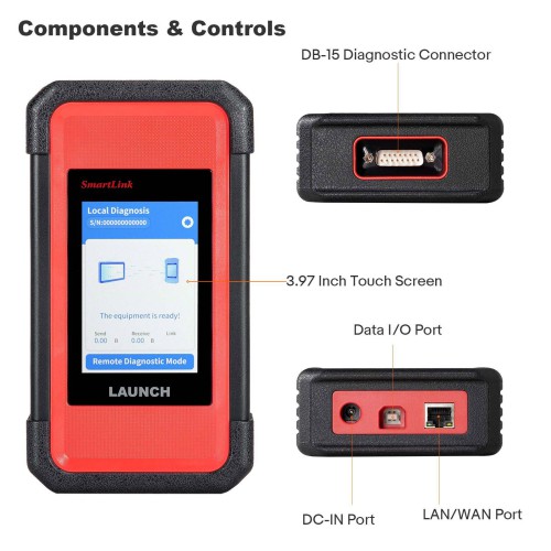 2024 LAUNCH X431 PAD V Elite Bi-Directional Diagnostic Scanner Supports CAN FD DoIP ECU Programming Topology Map Global Version