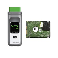 VXDIAG VCX SE For Benz Support Offline Coding/Remote Diagnosis VCX SE DoiP with Free Donet Authorization & 2TB Full Brands Software HDD