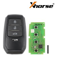 Xhorse XSTO01EN Toyota XM38 Smart Key 4D 8A 4A All in One with Key Shell Supports Rewriten 5pc/lot