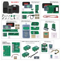 Yanhua ACDP 2 BMW Full Package with Module 1/2/3/4/7/8/11 + License for BMW Key Programming Cluster Correction