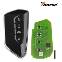 Xhorse XSGA80EN V-W Style 4-Button Universal XM38 Smart Remote Key 5pc/lot