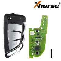 XHORSE XEKF21EN Style II Universal XE Series Smarty Remote With 3 Buttons Super English Version 5 pcs/lot
