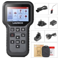 2024 LAUNCH CRT5011E TPMS Relearn Tool + OBD2 Scanner Code Reader,TPMS Sensor (315+433MHz) Read/Activate/Programming/Relearn/Reset,Key Fob Test