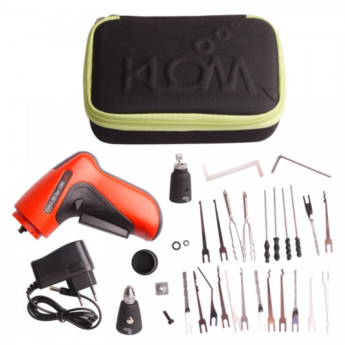 New Klom Cordless Electric Pick Gun Locksmith Tools