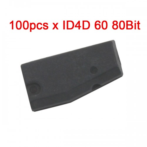 100pcs/lot ID4D 60 Transponder Chip 80Bit Blank