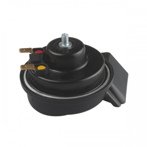 Universal MINI Black Loud Dual-Tone Snail 12V 65C Electric Horn Waterproof 2pcs/lot