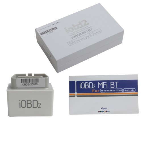 iOBD2 Bluetooth OBD2 EOBD Auto Scanner Trouble Code Reader for iPhone/Android