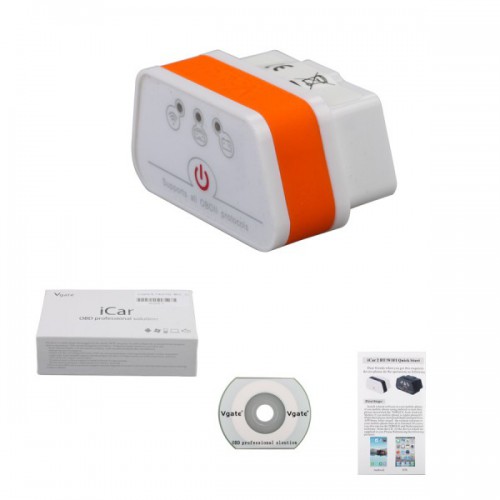 2015 Newest Vgate iCar 2 WIFI version ELM327 OBD2 Code Reader iCar2 for Android/ IOS/PC