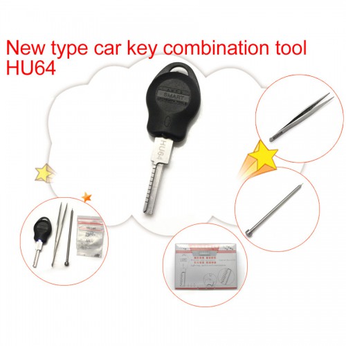 New Type Car Key Combination Tool HU64