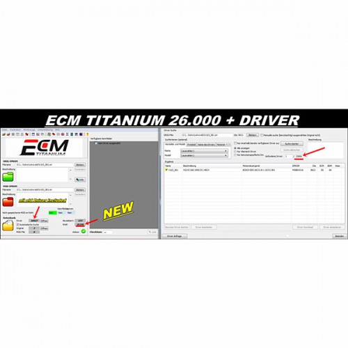 ECM TITANIUM 1.61 With 18259 Driver