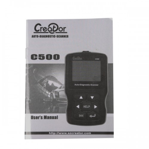 Newest Creator C500 Auto Diagnostic Scanner for OBDII / EOBD / BMW/ Honda/ Acura