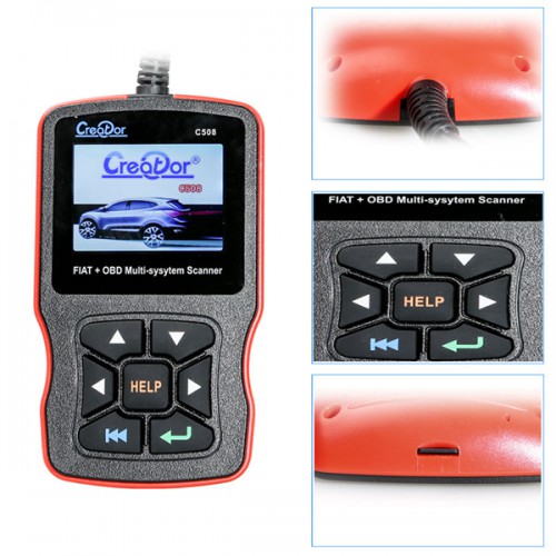 Creator C508 OBDII / EOBD Multi-System Scanner für FIAT / Alfa / Abarth / Lancia Airbag / ABS Scan-Tool