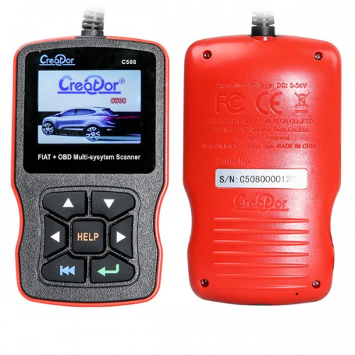 Creator C508 OBDII / EOBD Multi-System Scanner für FIAT / Alfa / Abarth / Lancia Airbag / ABS Scan-Tool