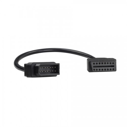 Nissan 14 pin OBD to OBD2 test exam adapter lead cable