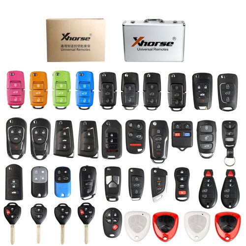 Xhorse Universal Remote Keys English Version Packages 39 Pieces for VVDI2 or VVDI Key Tool  Free Shipping
