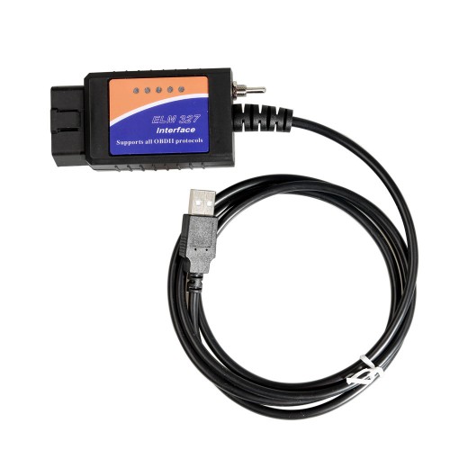 ELM327 USB V1.5 gemodificeerde voor Ford ELMconfig CH340 + 25K80 chip HS-CAN/MS-CAN