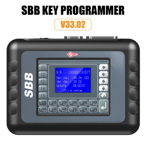 SBB key programmer release V33