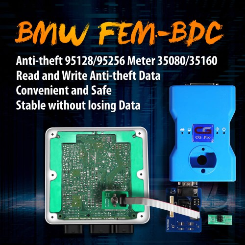 OEM 8Pin Adapter Anti-theft Data Reading Adapter for BMW FEM-BDC 95128/95256