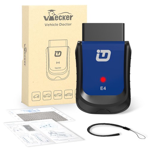 VPECKER E4 Easydiag Bluetooth Vollsystem OBDII Scan-Tool für Android Unterstützung ABS Entlüftung / Batterie / DPF / EPB / Injektor