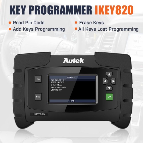 Original Autek IKey820 OBD2 Car Key Programmer Free Shipping