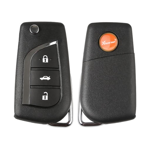 XHORSE XNTO00EN Wireless Universal 3 Buttons Remote Key Toyota Style Remotes for VVDI Key Tool English Version 5 pcs/lot