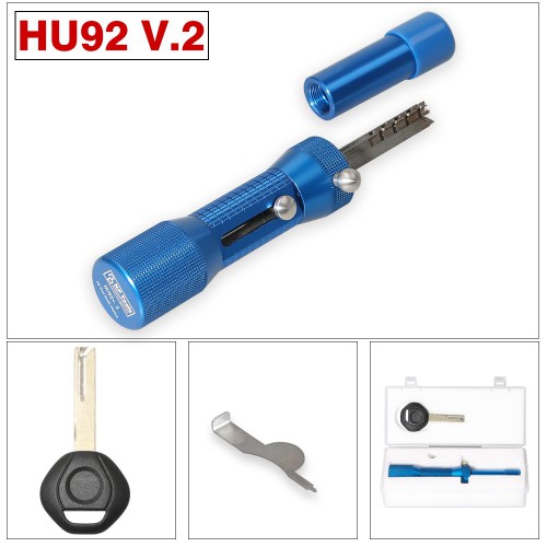 HU92 V2 Locksmith Tool for BMW HU92 Lock Pick and Decoder 2 in 1 Quick Open Tool