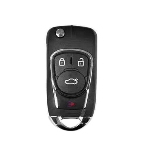 XHORSE XNBU02EN Wireless Universal Remote Key Buick Style Flip 4 Buttons Remotes for VVDI Key Tool English Version 5 pcs/lot