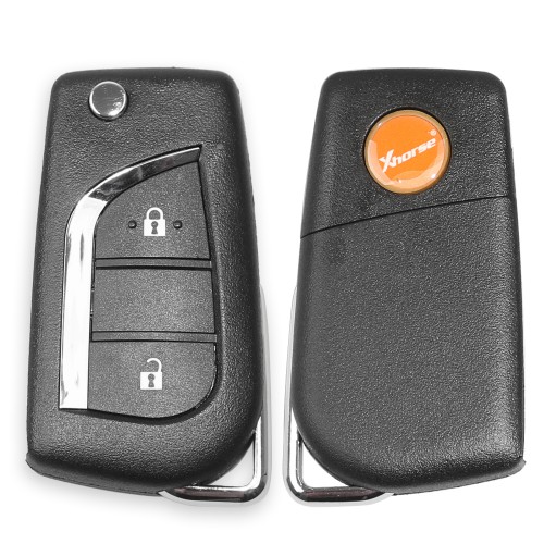 XHORSE XKTO01EN Universal Remote Key for Toyota 2 Buttons for VVDI Key Tool VVDI2 5 pcs/lot