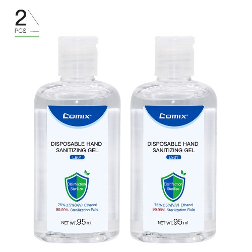 Comix L901 Travel Size Hand Sanitizer Gel 95ml Alcohol Free No Rinse Foam Hand Soap Gel Kid Friendly 5pcs/lot