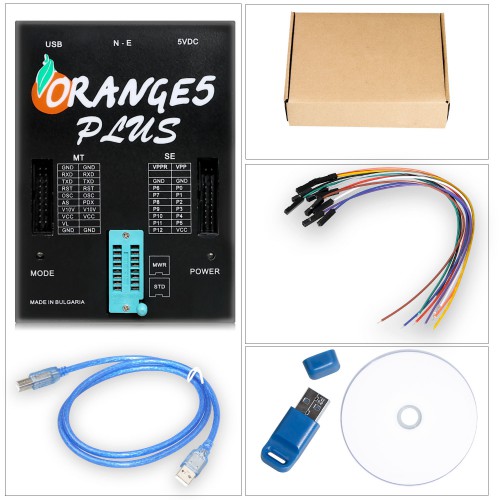 2020 OEM Orange5 Plus V1.35 Programmer With Full Adapter Enhanced Functions with USB dongle