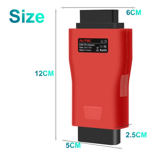 AUTEL CAN FD Adapter Compatible with Autel VCI work with MS906/MS906BT/808
