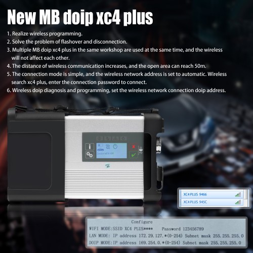 WiFi MB SD C5 Mercedes Benz DOIP C5 Dedicated Diagnostic Tool without Software