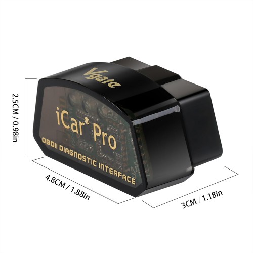 Vgate iCar Pro Bluetooth 4.0 OBDII scanner for Android & iOS