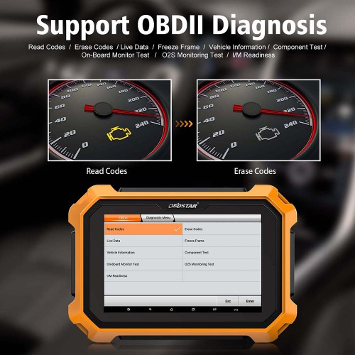 OBDSTAR X300 DP Plus Key Programmer Full Version Full Configuration with Renault Converter