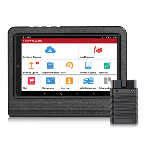 Launch X431 V 8inch Tablet Wifi/Bluetooth Full System Diagnostic Tool 1 Year Free Update Online