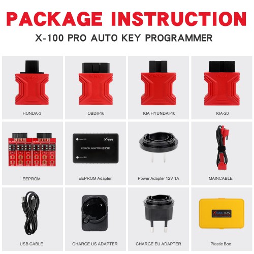XTOOL X100 Pro OBD2 Auto Key Programmer With EEPROM Adapter