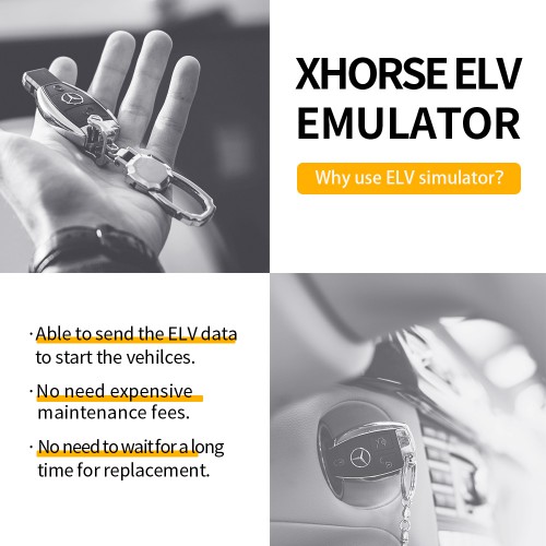 XHORSE ELV Emulator for Benz 204 207 212 with VVDI MB Tool 5pcs/1ot