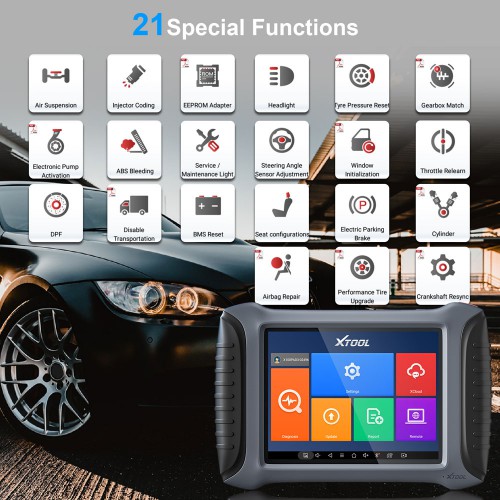 XTOOL X100 PAD3 SE With KC501 For BENZ Infrared key OBD2 Key Programmer Full Systems Diagnosis Scanner ToolsFree Update Online