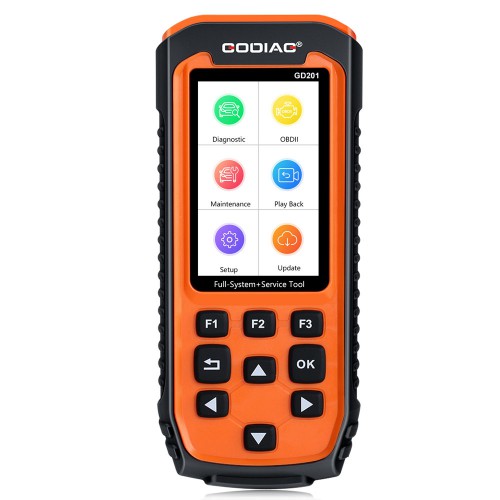 2021 GODIAG GD201 Full System Scanner with DPF ABS Airbag Oil Service 29 Special Functions Free Update Lifetime